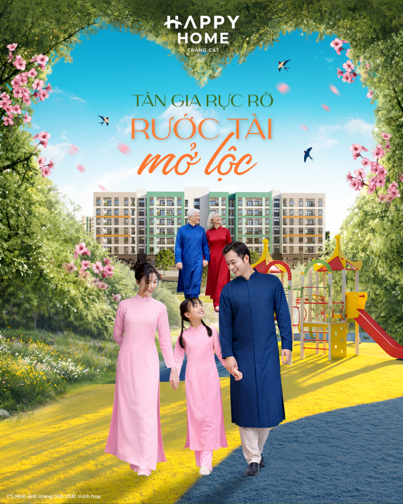 Post 19 Nha moi tinh tuom don Tet sum vay